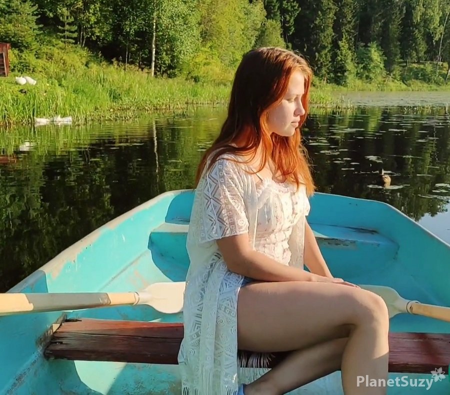 Nika Nut - Russian Youth Sex On A Boat In A Village On A River FullHD