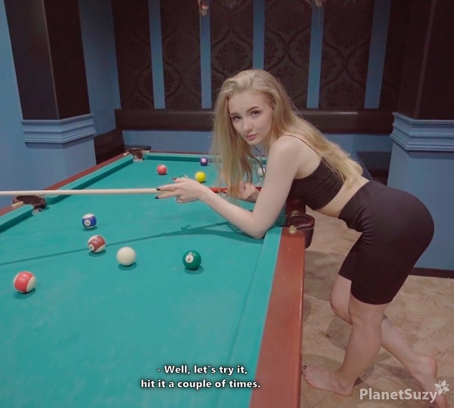 Dolly Rud - Sex With A Cute Girl On A Pool Table FullHD