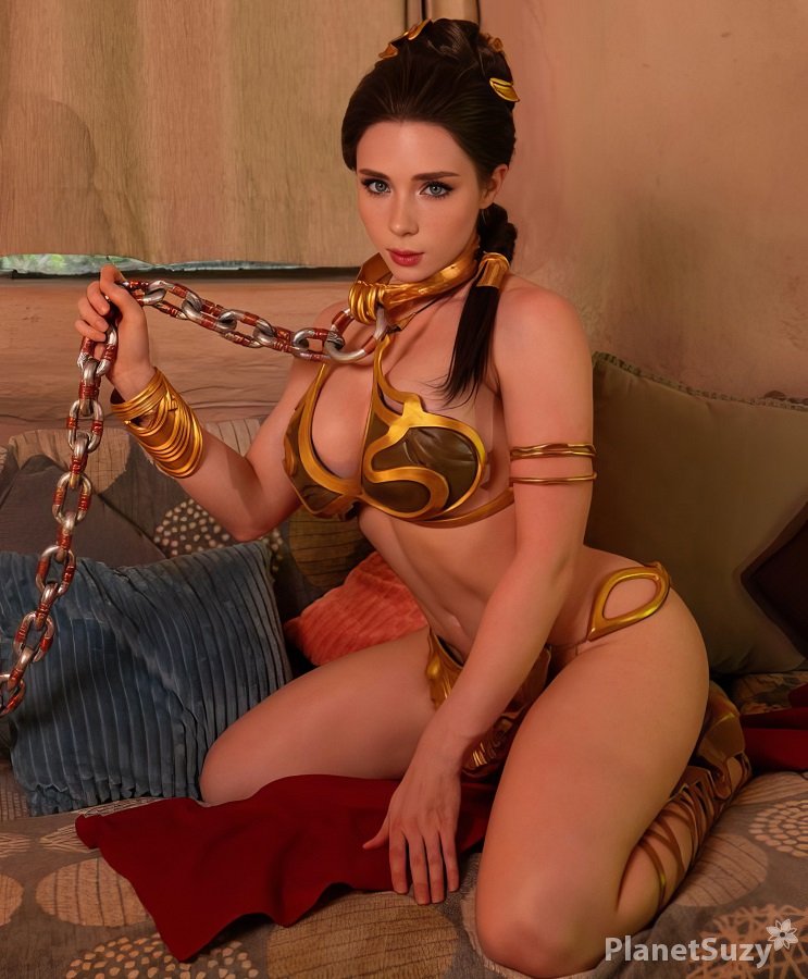 Sweety Fox - Cosplay Princess Leia From Star Wars FullHD