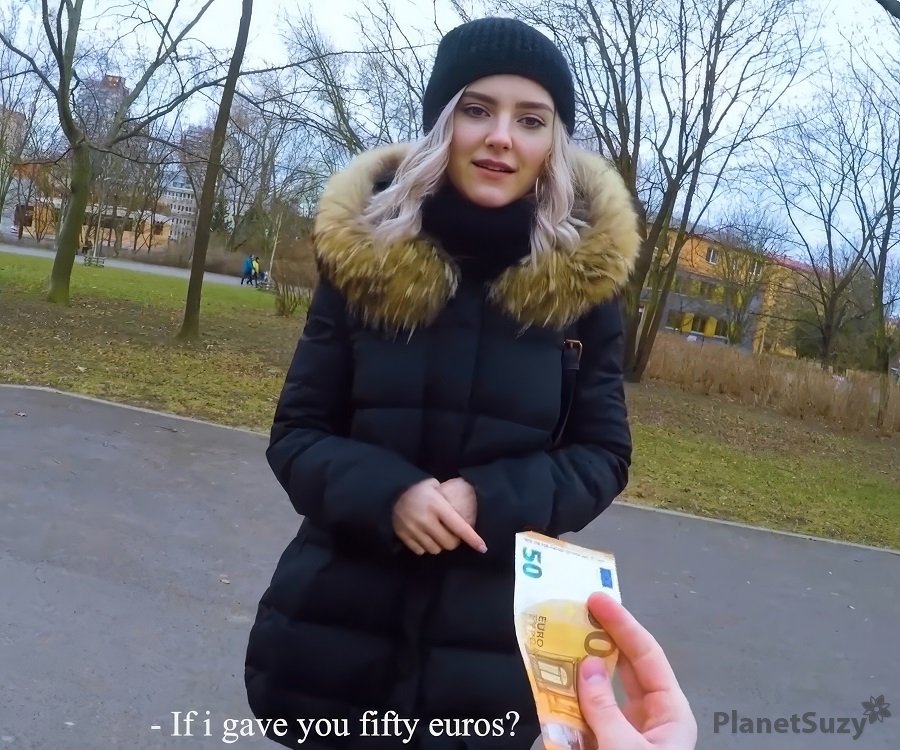 Eva Elfie - Cute Teen Suck Cock Public in the Park FullHD