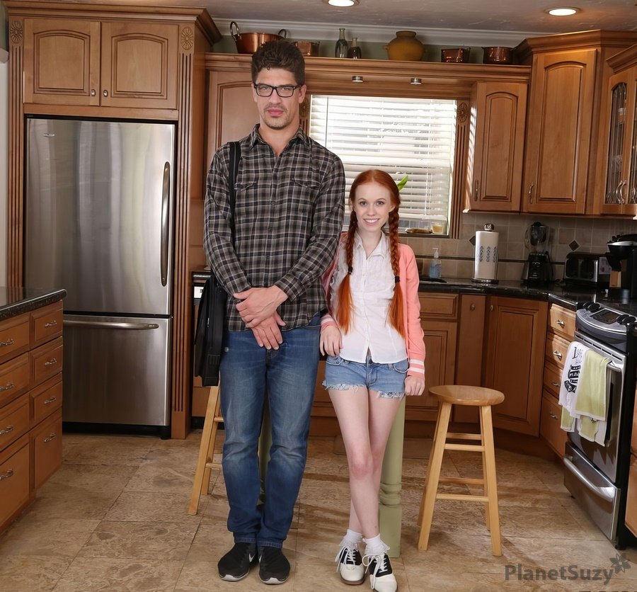 Dolly Little - Tall Man Fucks Short Girl With Pigtails By Huge Dick FullHD