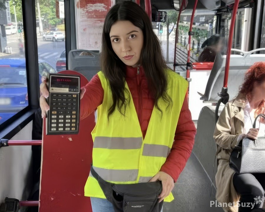 Katty West - Bus Conductor Pickup And Fuck FullHD