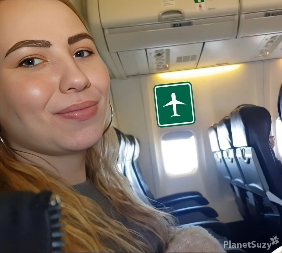 Bella Mur - Airplane Sucking Dick And Masturbating FullHD