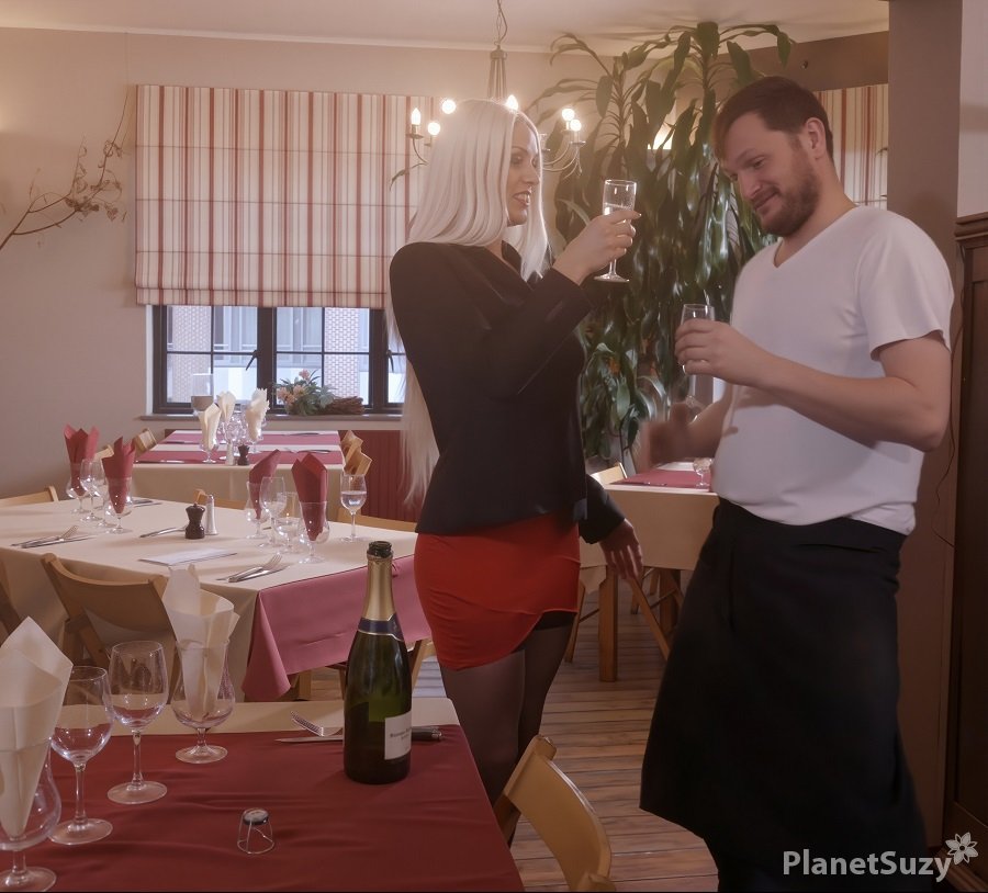 Blanche Bradburry - Sex To Celebrate The Restaurant's Grand Opening FullHD