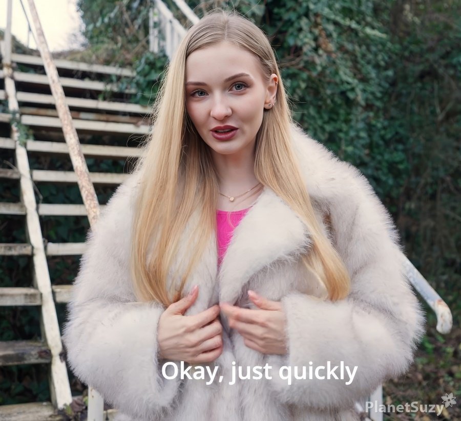 Dolly Rud - A Young Girl In A Fur Coat Had Sex With A Stranger For Money FullHD 1080p