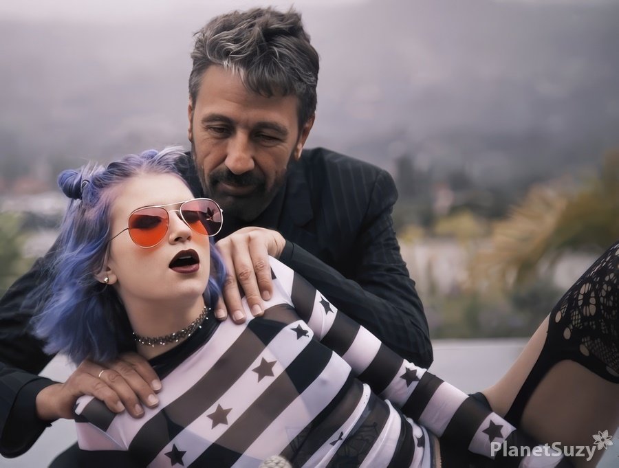 Arya Fae - Young Goth Girl Fucked By Older Man FullHD 1080p