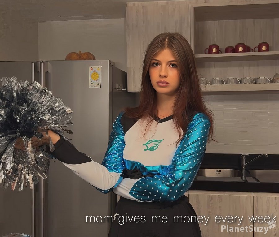 Lina Migurtt - Stepdaughter Cheerleader Is Blatantly Begging Me For Money i Tricked Her To Fuck FullHD 1080p