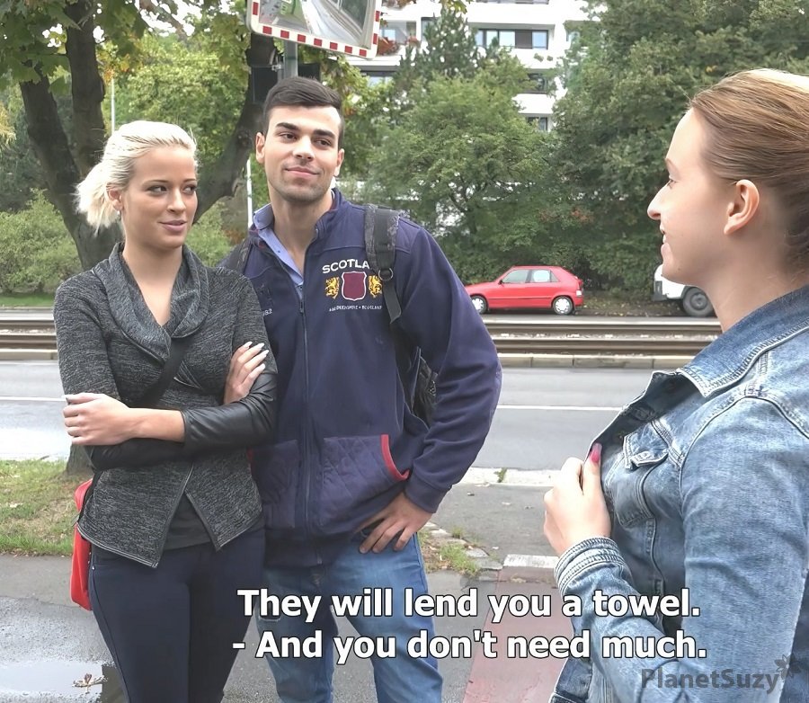 Ria Sunn - A Couple On The Street Invited Strangers To A Sauna For Swinger Sex FullHD 1080p