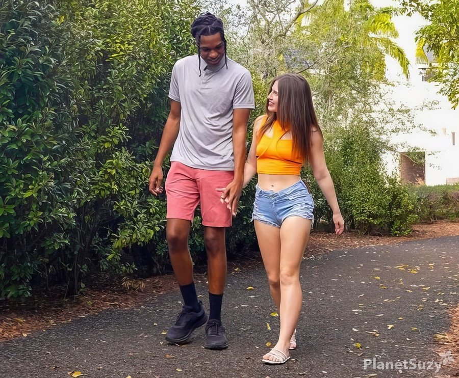 Alana Rose - Tiny Young Girl Meets A Tall Black Man With Big Dick For A Sex Date FullHD 1080p