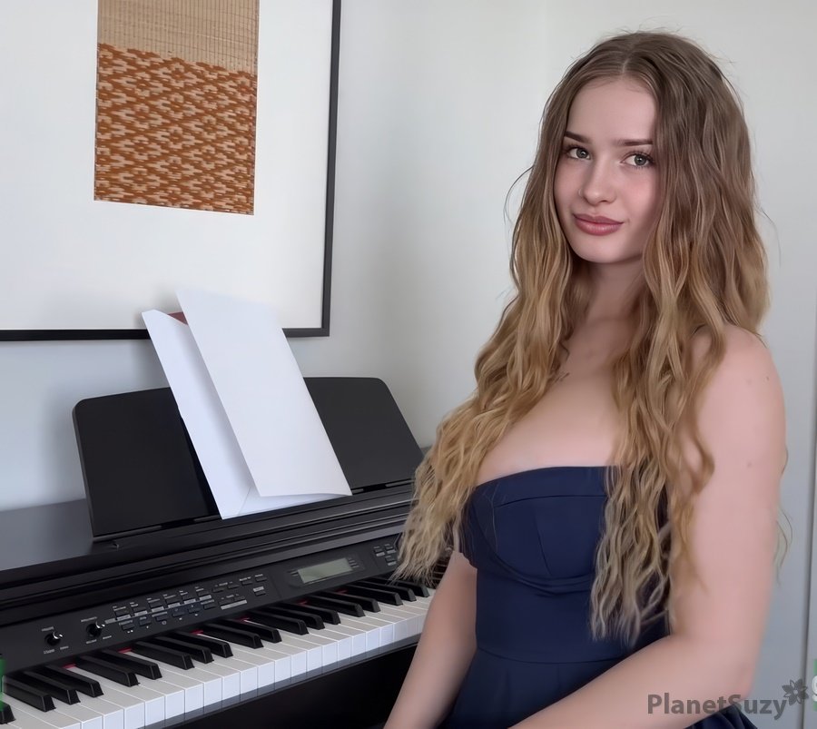Cumatozz - Busty 18 Yo Girl Seduced Her Teacher During a Piano Lesson FullHD 1080p