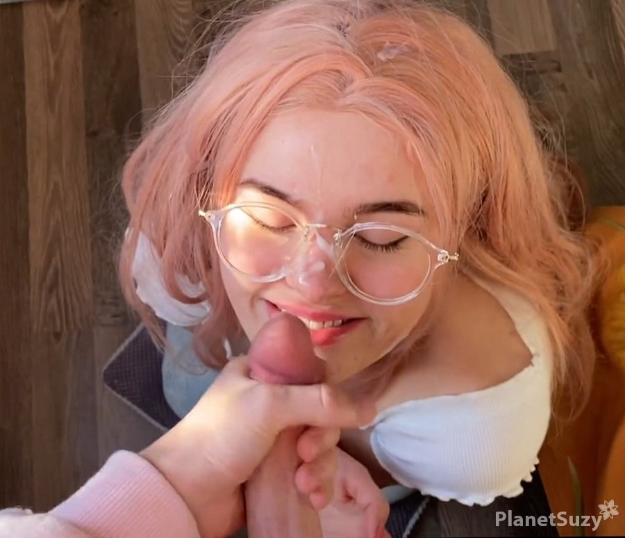 Mira David - Cumshot On Cute Teen In Glasses FullHD 1080p