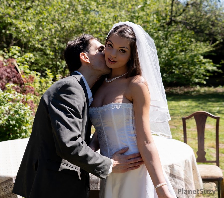 Anha Bellissima - Stunning Bride with Amazing Body Fucks Another Man on Her Wedding Day FullHD 1080p