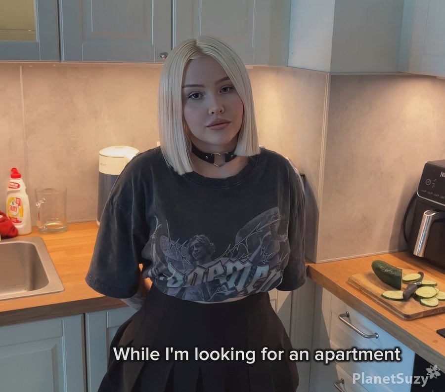 Blondessa - First Meeting Sex with Goth Blonde Step-Sister FullHD 1080p