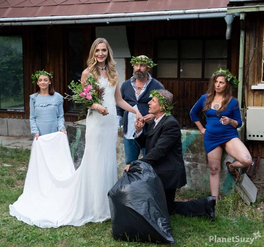 Victoria Benz - Village Wedding Night – First Sex with the Bride by the Campfire FullHD 1080p