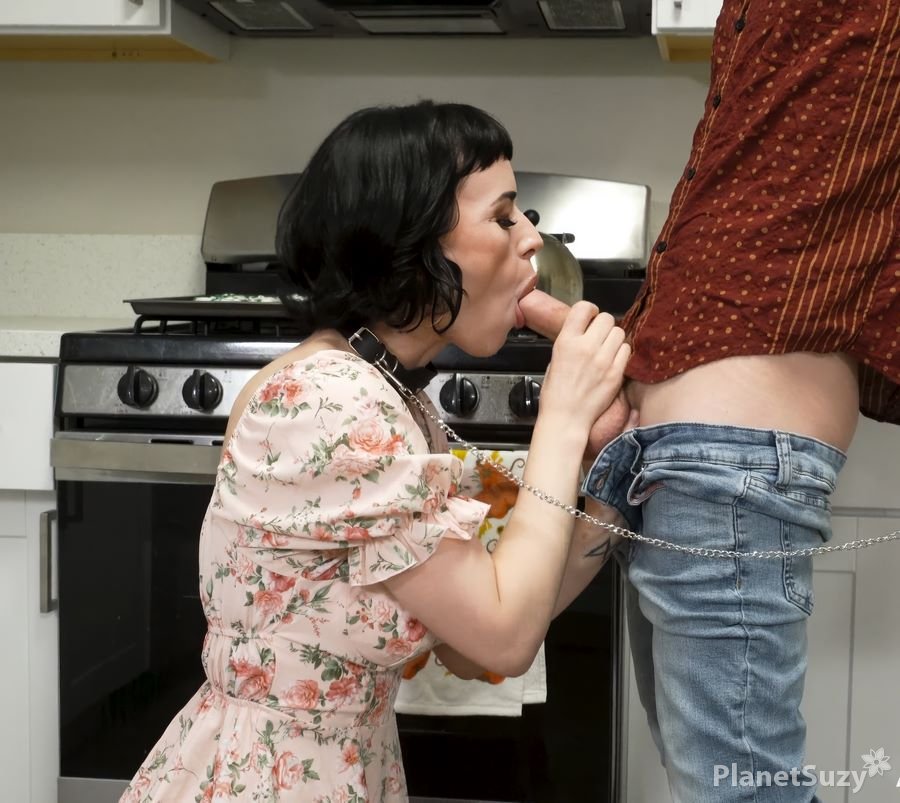Olive Glass - Stepmother Obediently Sucks Off Her Stepson UltraHD/4K 2160p