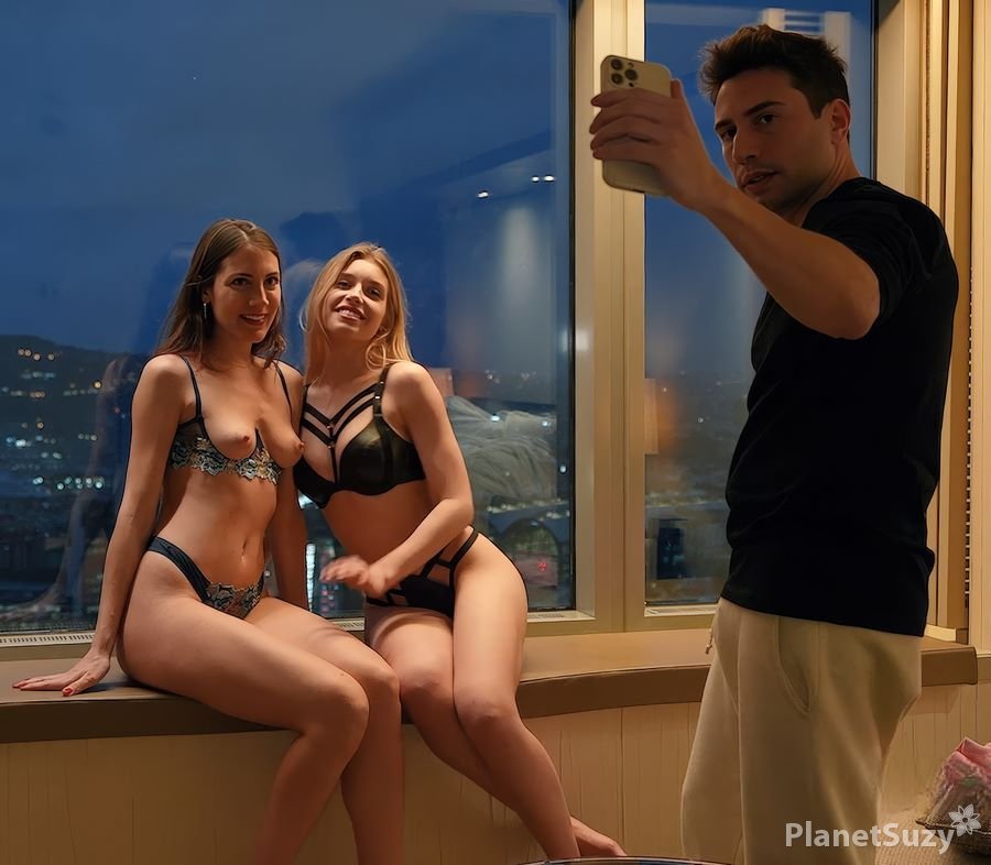 MySweetApple, Freya Mayer - Threesome with Blonde Hottie FullHD 1080p