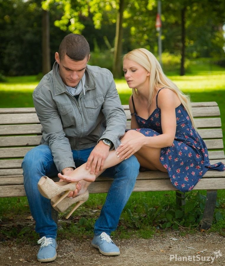 Rossella Visconti - Stranger Helps a Beautiful Girl Home After She Twisted Her Ankle in the Park – Romantic Sex Follows FullHD 1080p