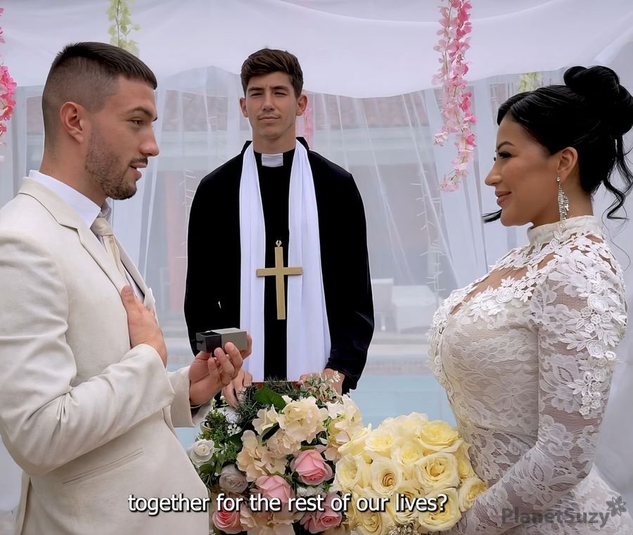 Mariana Martix - Bride Fucks The Priest In a Bathroom After Getting Married FullHD 1080p