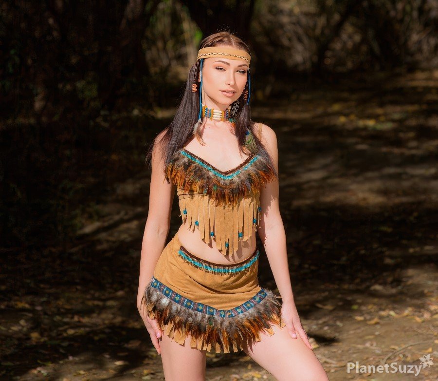Jennifer Jacobs - Beautiful Native Girl in Traditional Dress Gets Fucked Hard FullHD 1080p